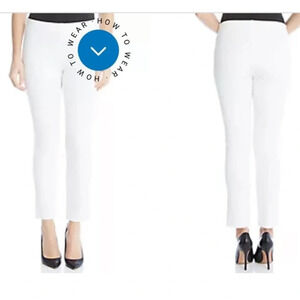 Size 2 Bebe linen blend white pants in excellent condition​